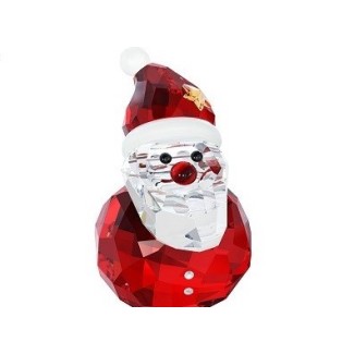 Swarovski Rocking Santa, Weihnachtsmann in Kristall aus der Produktion