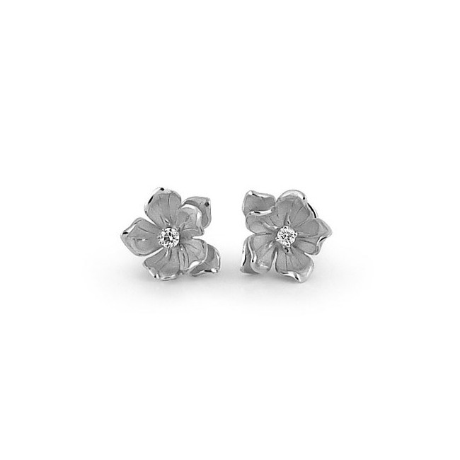 Annamaria Cammilli flower earrings Dorothy white gold GOR1830W
