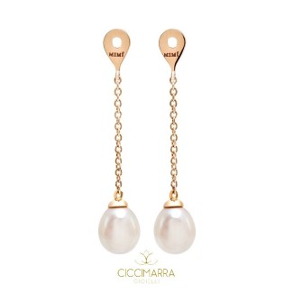 Pendenti per orecchini Mimì FreeVola in oro rosa e perle