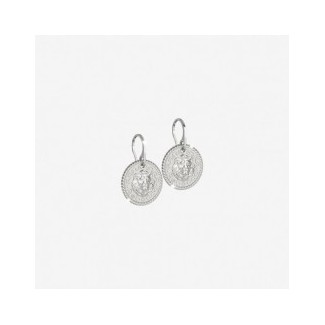 Rebecca earrings, Lion collection, in silver
