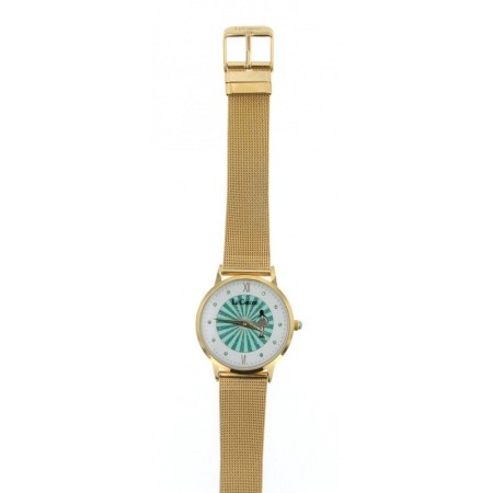 Le Carose Uhr, Porto Wild, Milanese Strickarmband vergoldet - SILM02