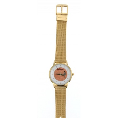 Orologio Le Carose Porto selvaggio dorato maglia milanese- SILM03