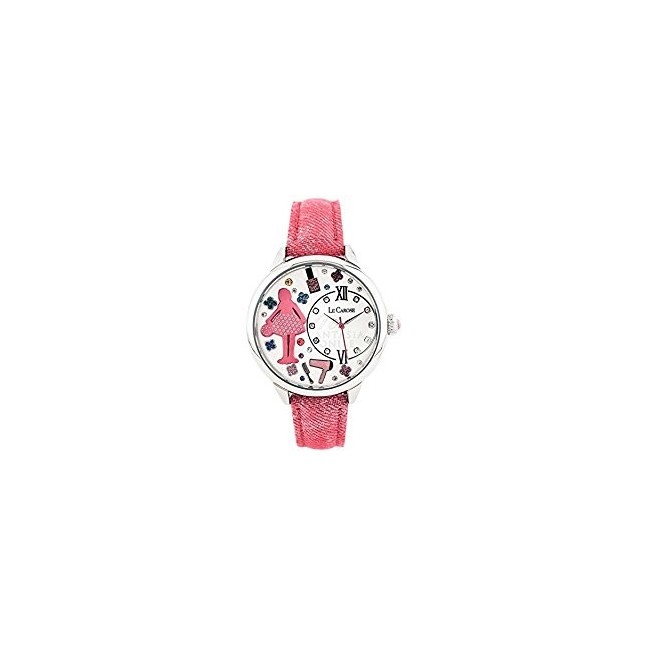Le Carose Watch , Workers, pink with swarovski