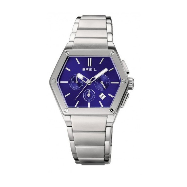Orologio crono Breil Mark blu notte acciaio crono - TW0658
