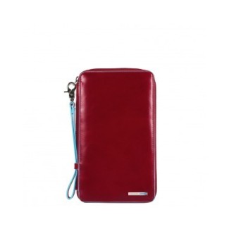 Piquadro document holder with two compartments, Blue Square - PP3894B2 / N