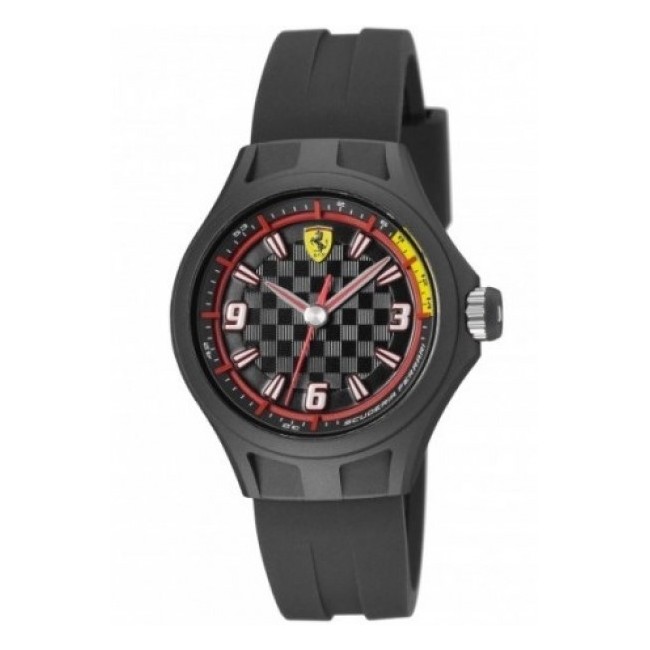 Scuderia Ferrari Watch Mann Frau Pit Crew schwarz Gummi