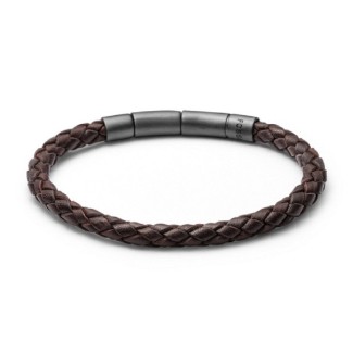 Fossil bracelet, woven leather, Casual Vintage