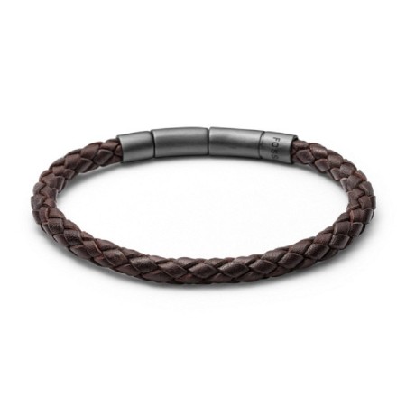 Fossil bracelet, woven leather, Casual Vintage