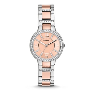 Fossil watch woman, in two-colored steel, Virginia