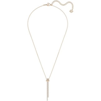 PENDENTE A Y LIFELONG, BIANCO, PLACCATO ORO ROSA