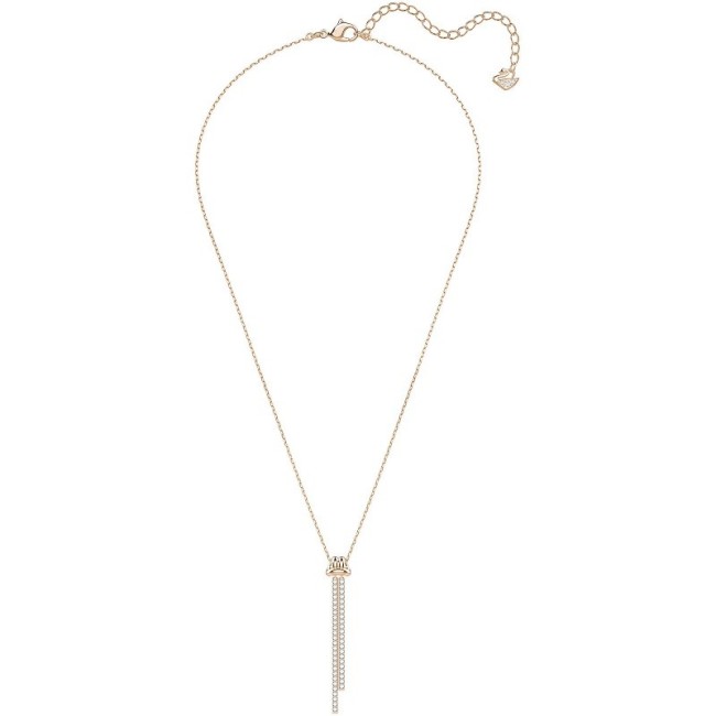 PENDENTE A Y LIFELONG, BIANCO, PLACCATO ORO ROSA