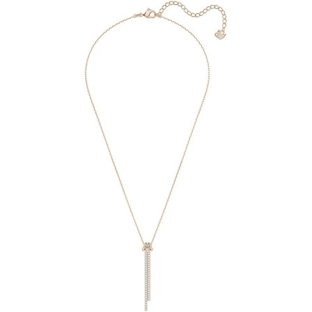 PENDENTE A Y LIFELONG, BIANCO, PLACCATO ORO ROSA