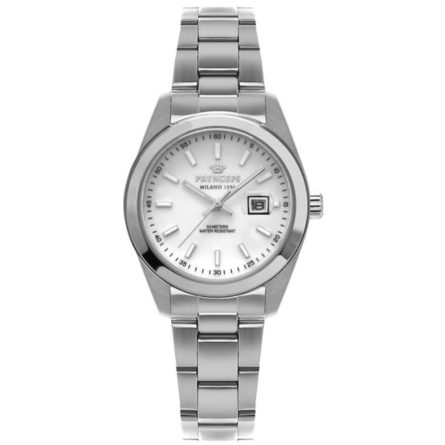 Pryngeps DateJust Damenuhr weißes Zifferblatt A1036