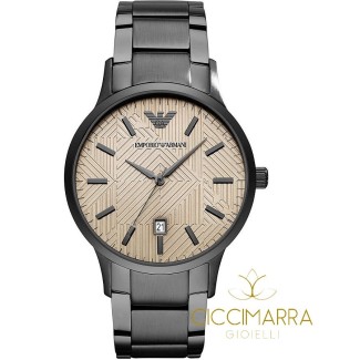 Emporio Armani watch, man, gun barrel - AR11120