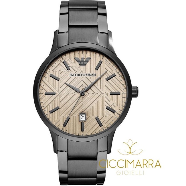 Emporio Armani watch, man, gun barrel - AR11120