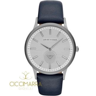 Orologio Emporio Armani uomo pelle blu - AR11119