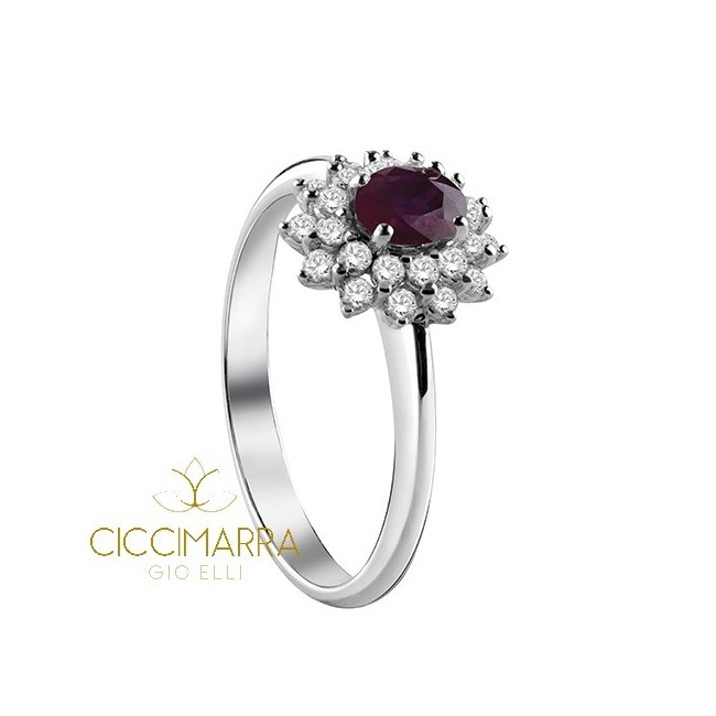 Anello Salvini Celine con Rubino e Brillanti - 20071243