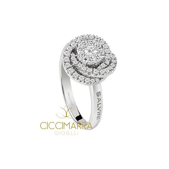 Salvini ring, Daphne Flower with diamonds - 20075166