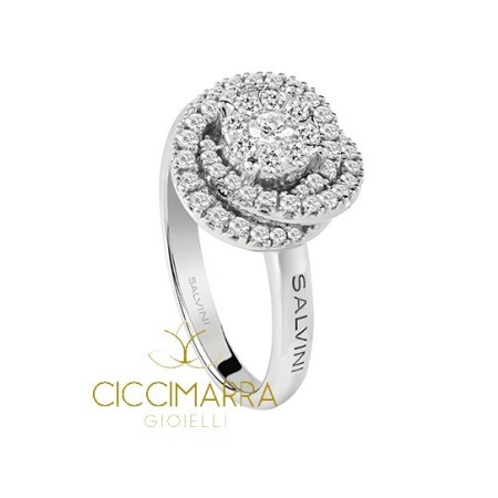 Anello Salvini Daphne Flower con brillanti - 20075166