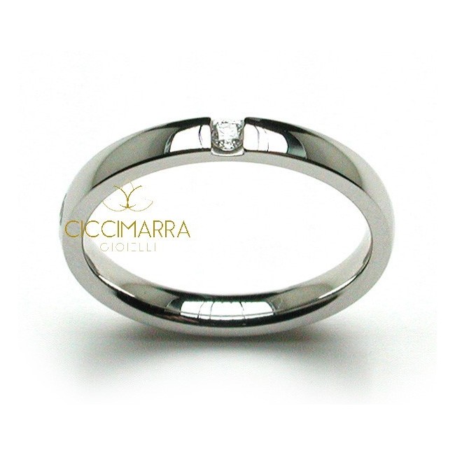 Anello Salvini Le Fedi con brillante - 20011115