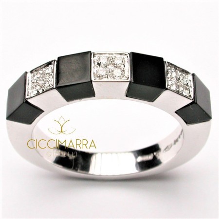 Anello Salvini Martinica con Onice e Brillanti 20019250