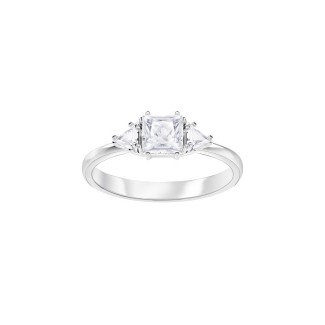 Swarovski Ring, Attract Trilogy, asymmetrisch, versilbert - 5402447
