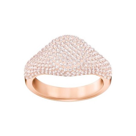 Swarovski anello Stone Signet rosa placcato oro rosa - 5406219