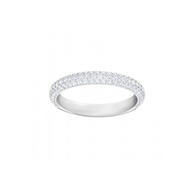 Swarovski ring, Mini Stone, white silvered - 5383948