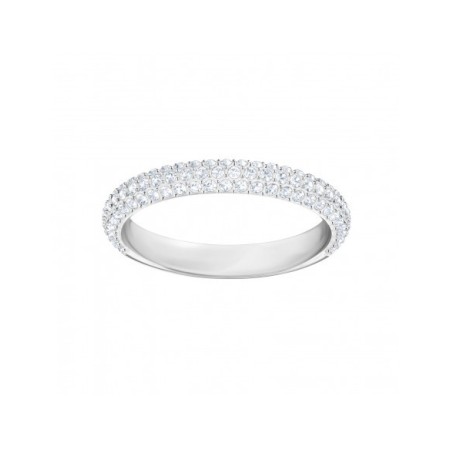 Swarovski Ring, Mini Stone, weiß versilbert - 5383948