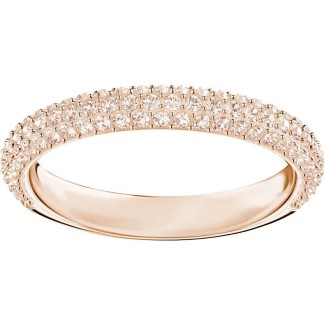 Swarovski ring, Mini Stone, rose gold plated - 5402441