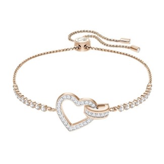 Swarovski Tennisarmband, Lovely, Herz, rosè - 5368541