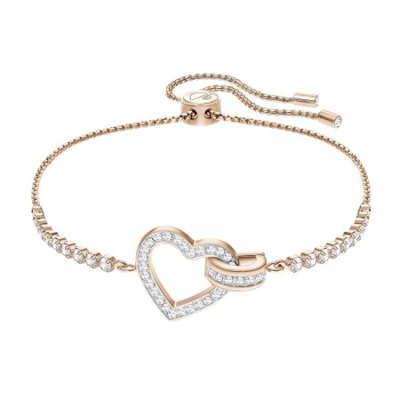 Swarovski Tennisarmband, Lovely, Herz, rosè - 5368541