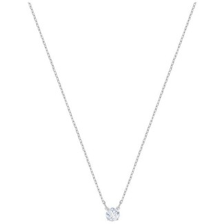 Swarovski Halskette, Attract Round, Zentralstein, versilbert - 5408442