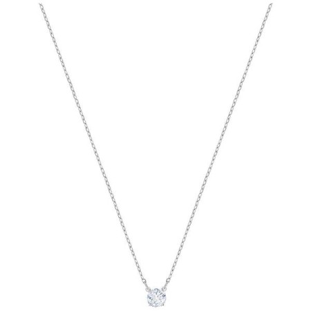 Swarovski necklace, Attract Round, central stone, silvered  - 5408442