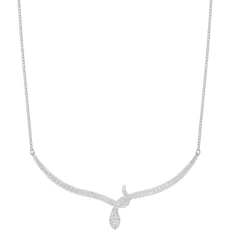 Swarovski Halskette, Leslie, Schlange, Silber Collier - 5372292