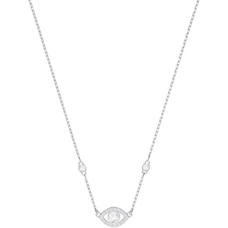 Swarovski collana Luckily Evil Eye occhio portafortuna argentata - 5368240