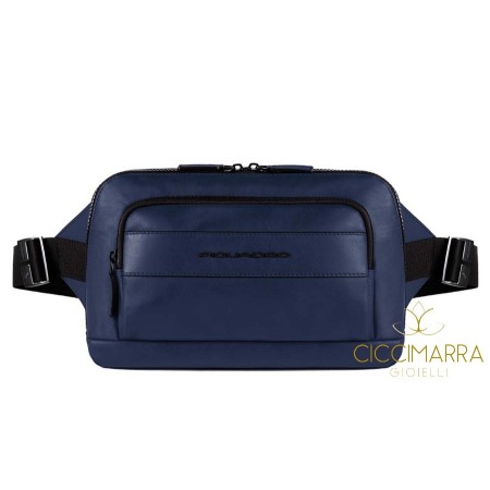 Pouch Mann, Piquadro Setebos, blau - CA4267S96 / BLU