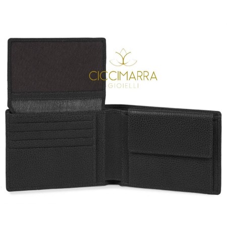 Piquadro Erse men's wallet with black document holder