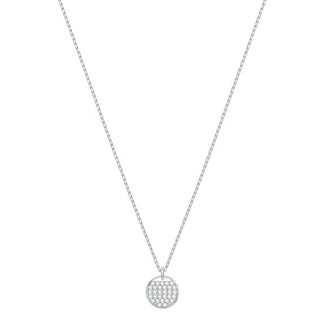 Swarovski choker necklace with semicircle pendant - 5389045