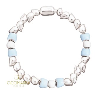 Bracciale Queriot Giulia Top Perla con Sassolino, Rugiada e Pallina