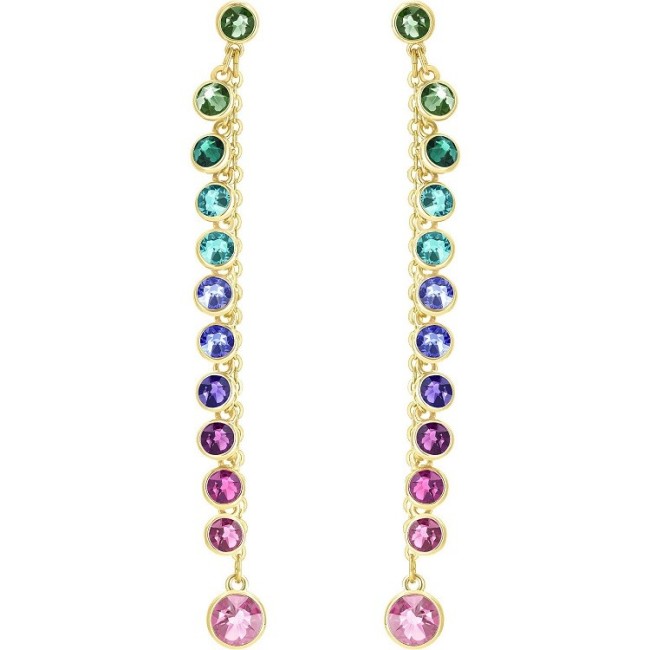 Swarovski multicolored dangle earrings Attract - 5402030