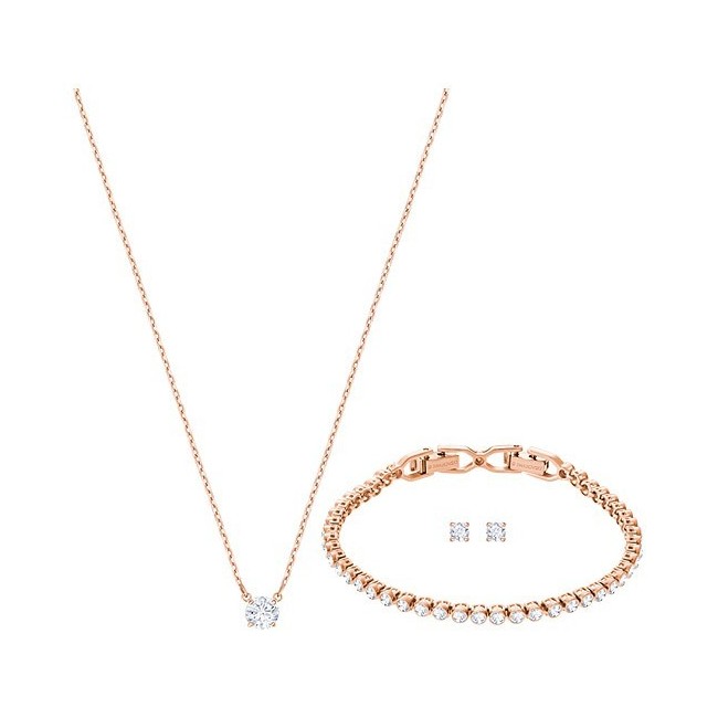 Swarovski Set Attract Emily, punti luce  e tennis rosè - 5408438