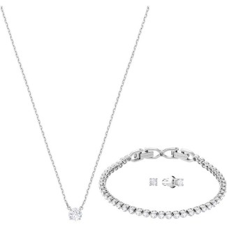 Swarovski Set Attract Emily, punti luce e tennis argentato - 5408443