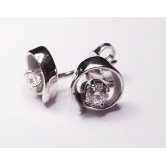 Dune Solo Earrings-GOR1584W 2