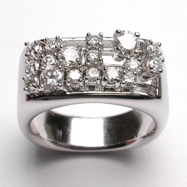 Salvini Pentagramma Ring mit Diamanten - 20015120