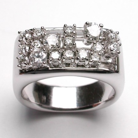 Salvini Pentagramma Ring mit Diamanten - 20015120