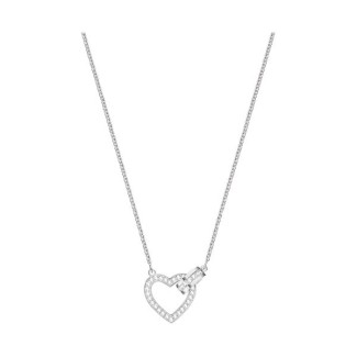Swarovski necklace Lovely silvered heart - 5380703
