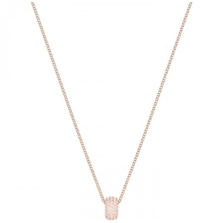 Swarovski collana Stone Round, pendente centrale rosè - 5383957