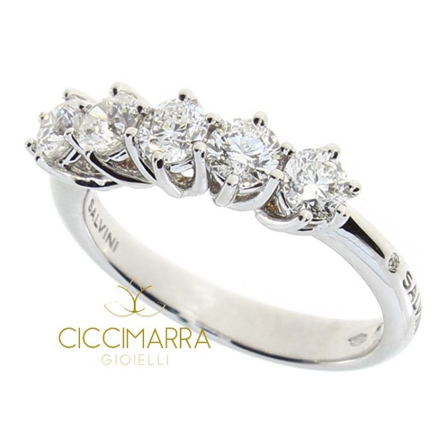 Salvini Lavinia five-stone ring 20076875
