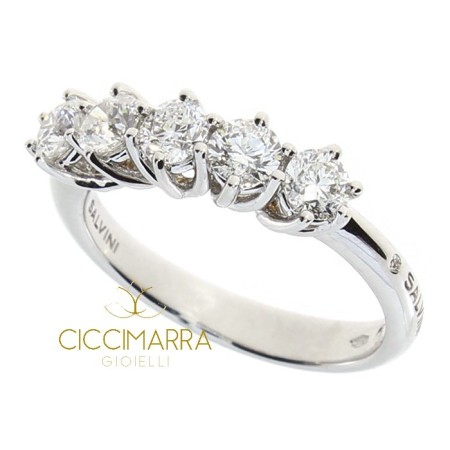 Salvini Lavinia five-stone ring 20076875